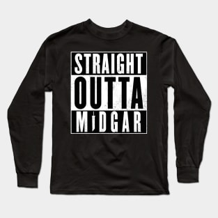 Straight outta Midgar Long Sleeve T-Shirt
